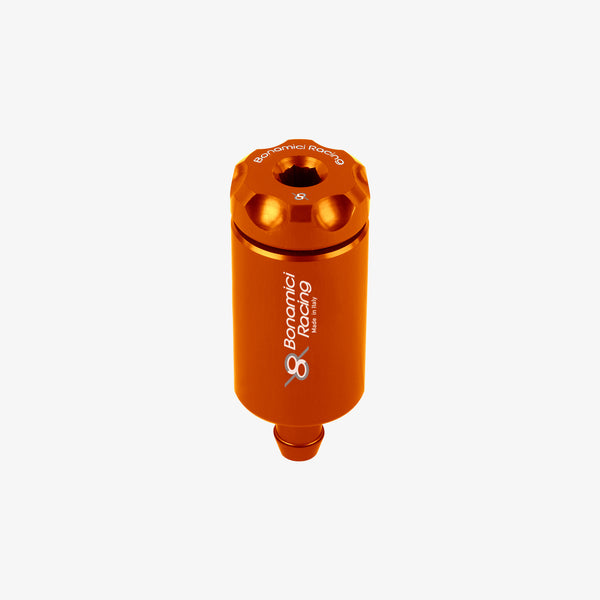 Bonamici Racing Aluminum 8ml rear oil tank - ORANGE