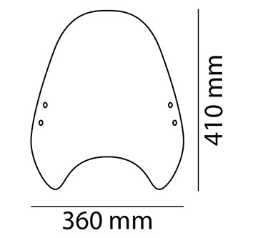 Puig Custom II Universal Screen (Smoke)
