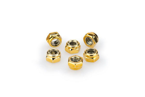 Puig BLISTER 6 LOCKNUT M5 C/GOLD