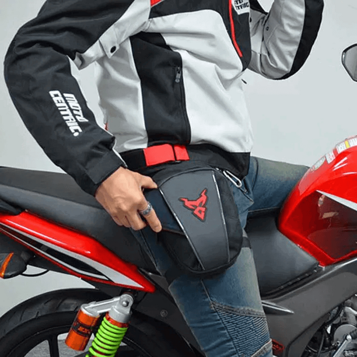 Motocentric Motorbike Leg Bag - Secure & Handy Travel Pouch - DriftnDrive