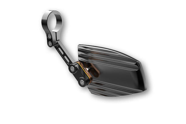 HIGHSIDER WAVE HANDLEBAR END MIRROR, GLD