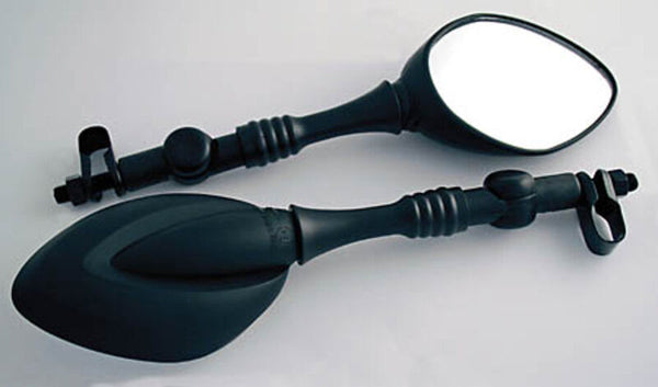 HIGHSIDER MIRROR UNI W/JOINT M10 BLK PAIR