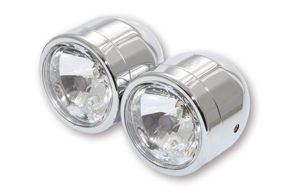 HIGHSIDER TWIN HEADLIGHT H4/H7, CHR