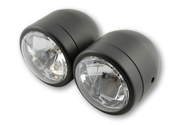 HIGHSIDER TWIN HEADLIGHT H4/H7, BLK