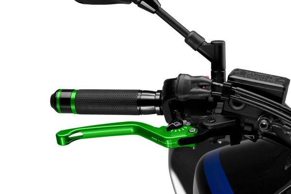 Puig Brake Lever 3.0 Unfoldable (Green Lever, Black Adjuster)