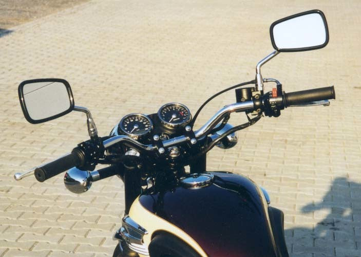 LSL 22.2mm Steel Naked Bike Handlebars