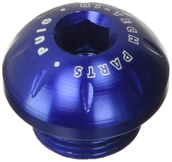 Puig 1291A Oil Filler Cap For Suzuki Models (Blue)