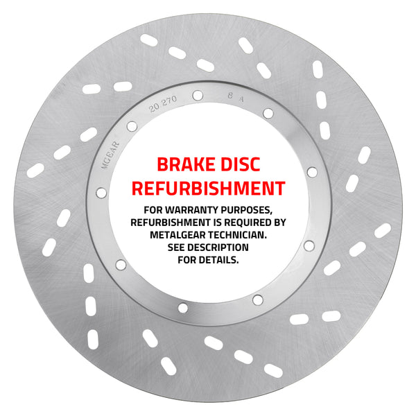 MetalGear Brake Disc Rotor: Refurbishment