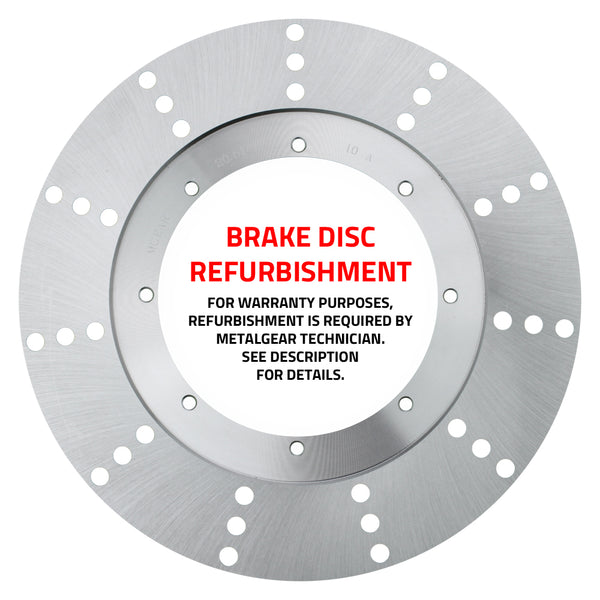MetalGear Brake Disc Rotor: Refurbishment Rear