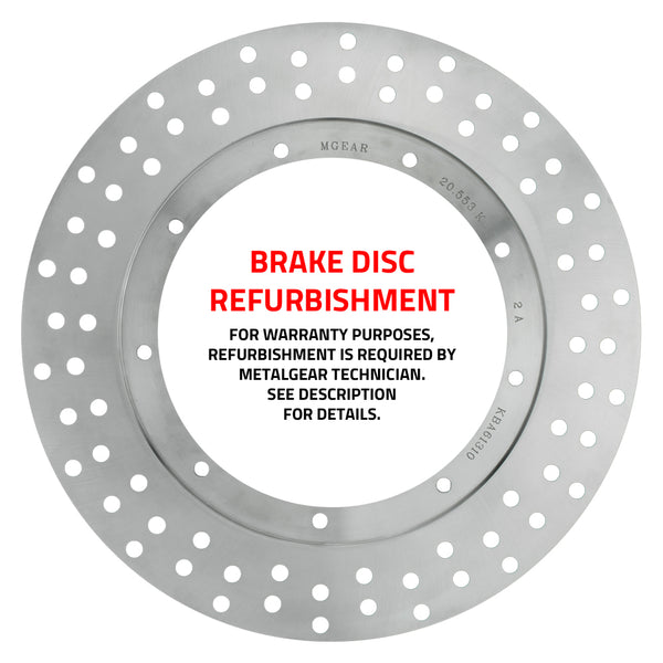 MetalGear Brake Disc Rotor: Refurbishment