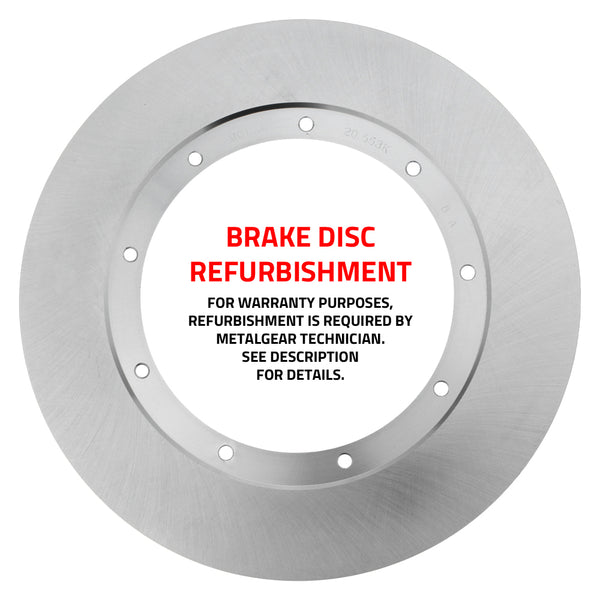MetalGear Brake Disc Rotor: Refurbishment