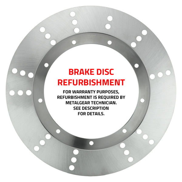 MetalGear Brake Disc Rotor: Refurbishment