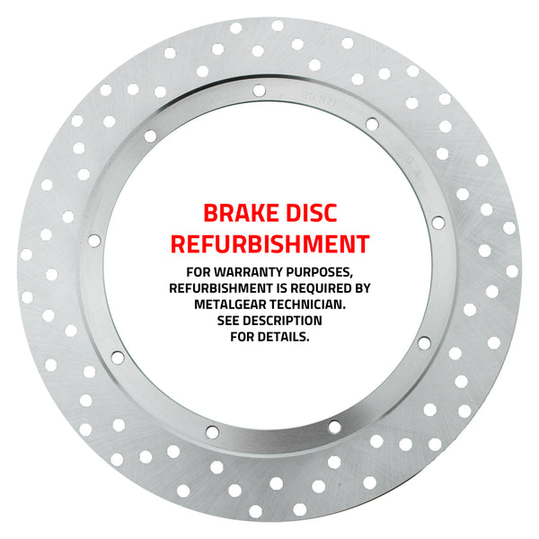 MetalGear Brake Disc Rotor: Refurbishment