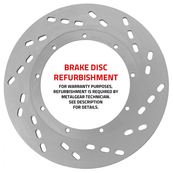 MetalGear Brake Disc Rotor: Refurbishment