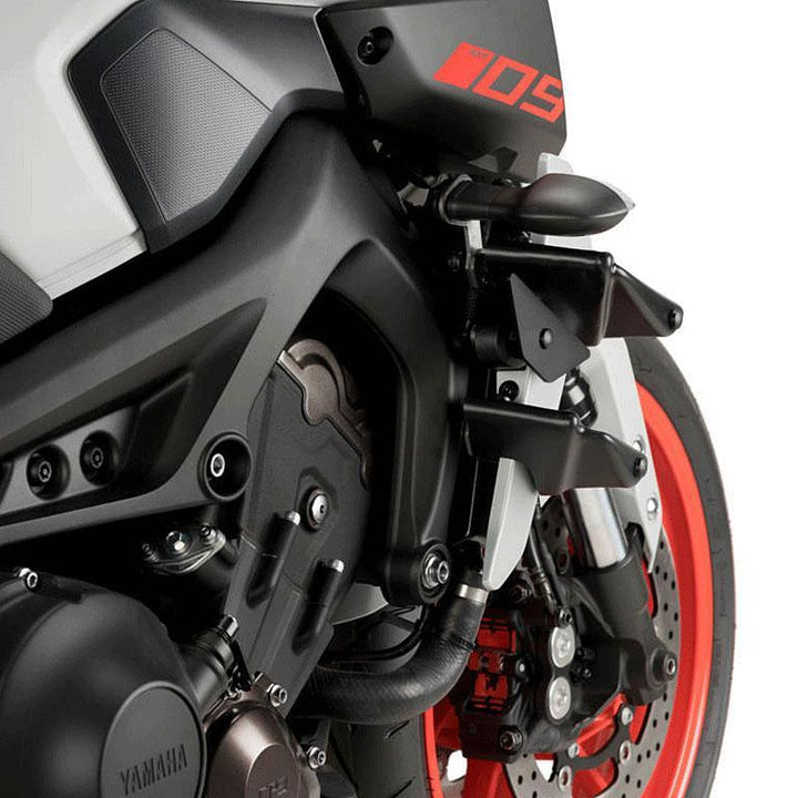 Puig Downforce Naked Side Spoilers For Yamaha MT-09/SP (2017 - 2020) - Black