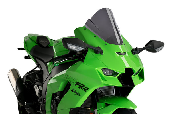 Puig Z-Racing Screen For Kawasaki ZX-10R/RR 2021 - Onwards (Dark Smoke)