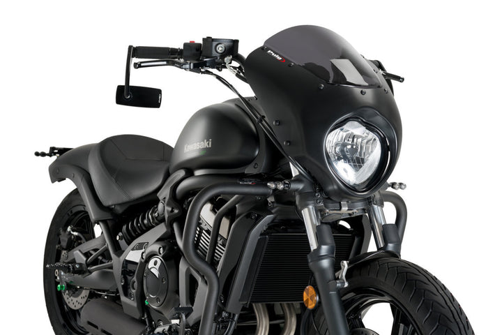 Puig Dark Night Semifaring For Kawasaki Vulcan S (Dark Smoke)