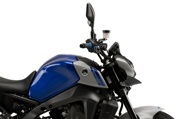 Puig Downforce Naked Front Spoilers For Yamaha MT-09/SP (2021 - Onwards) - Matt Black