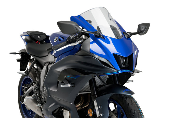 Puig Downforce Race Side Spoilers For Yamaha YZF-R7 (2022 - Onwards) - Black