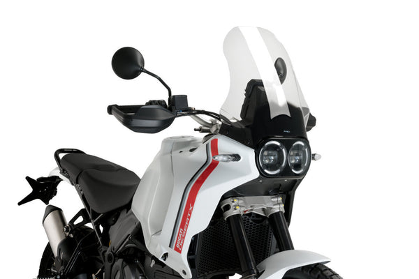 Puig Touring Screen For Ducati DesertX (2022 - Onwards) - Clear