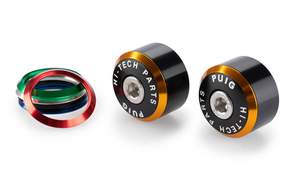 Puig Balance Bar Ends For Various Kawasaki Models (Black)