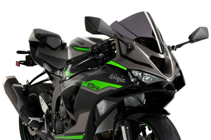 Puig Z-Racing Screen For Kawasaki ZX-6R Ninja (2024 - Onwards) - Dark Smoke