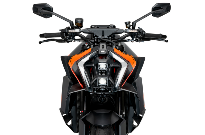 Puig Front Spoiler For KTM 1390 Super Duke R/EVO (2024 - Onwards) - Matte Black