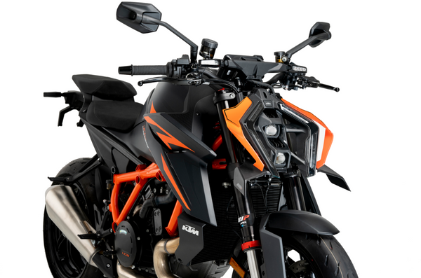 Puig Front Spoiler For KTM 1390 Super Duke R/EVO (2024 - Onwards) - Matte Black