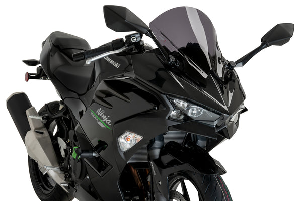 Puig Z-Racing Screen For Kawasaki Ninja 500 (2024 - Onwards) - Dark Smoke