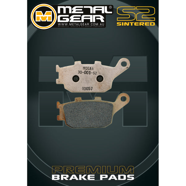MetalGear Brake Pads: Single Set in Sintered S2 Compound