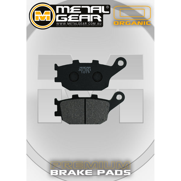 MetalGear Brake Pads: Single Set in Organic Compound