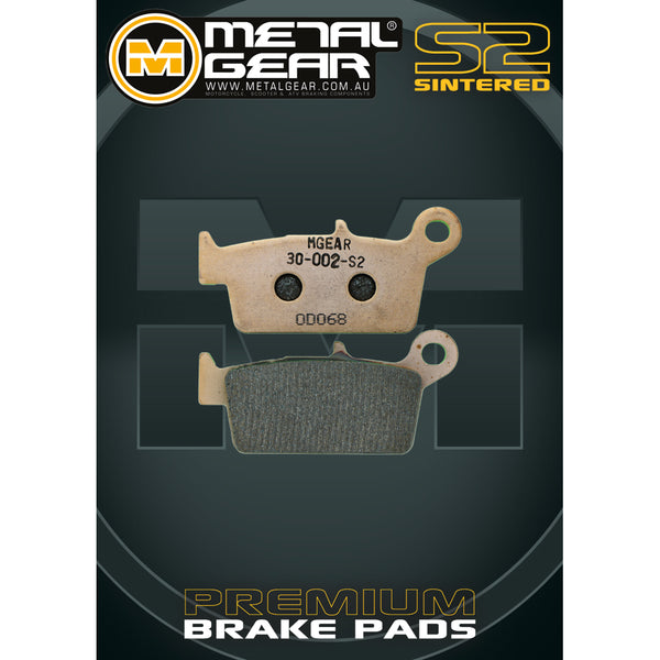 MetalGear Brake Pads: Single Set in Sintered S2 Compound