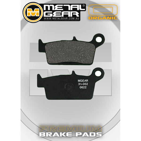 MetalGear Brake Pads: Single Set in Organic Compound