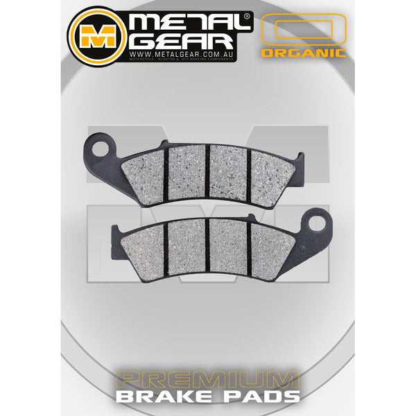 MetalGear Brake Pads: Single Set in Organic Compound