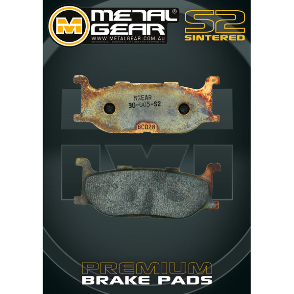 MetalGear Brake Pads: Single Set in Sintered S2 Compound