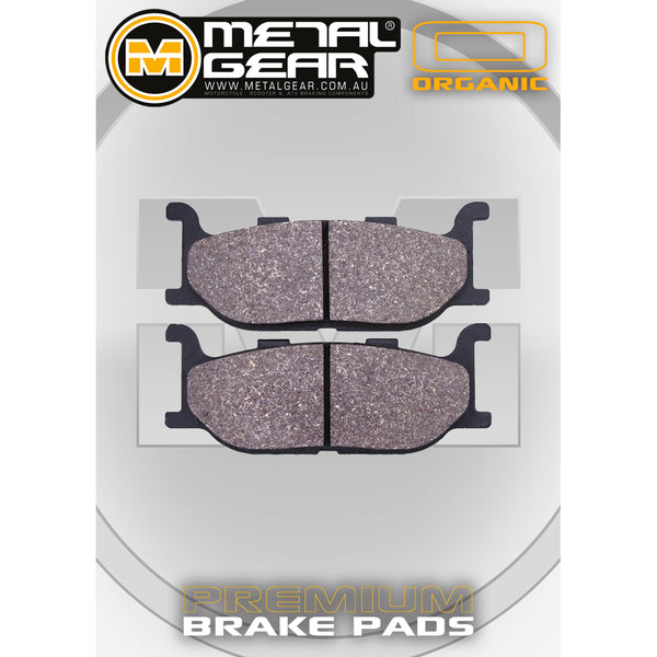MetalGear Brake Pads: Single Set in Organic Compound