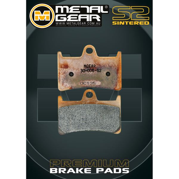 MetalGear Brake Pads: Single Set in Sintered S2 Compound