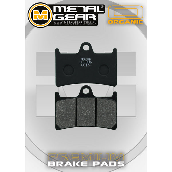 MetalGear Brake Pads: Single Set in Organic Compound