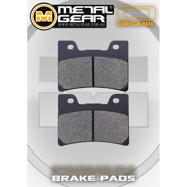 MetalGear Brake Pads: Single Set in Organic Compound