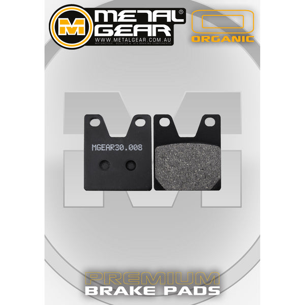MetalGear Brake Pads: Single Set in Organic Compound
