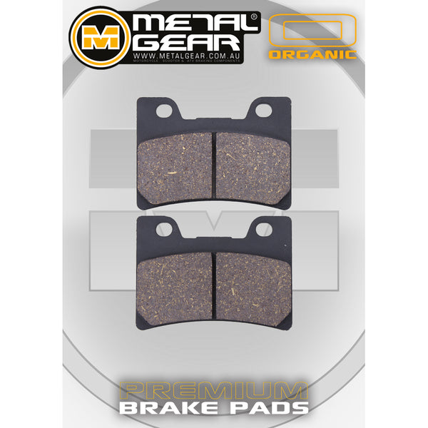 MetalGear Brake Pads: Single Set in Organic Compound