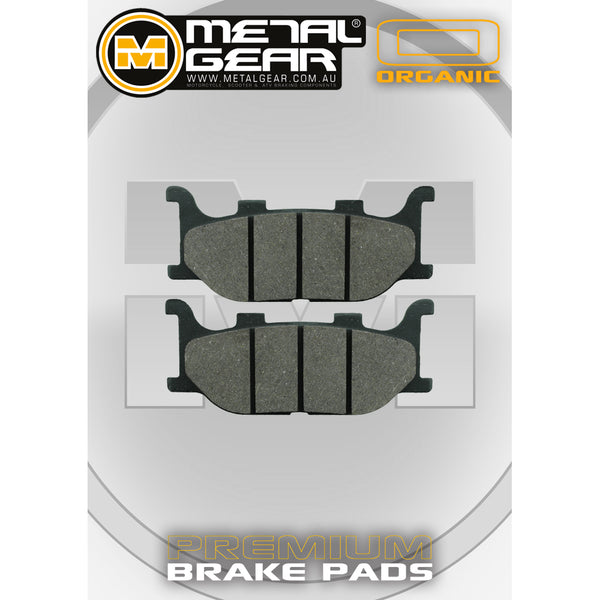 MetalGear Brake Pads: Single Set in Organic Compound