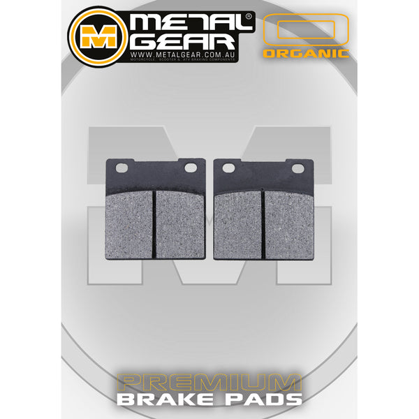 MetalGear Brake Pads: Single Set in Organic Compound