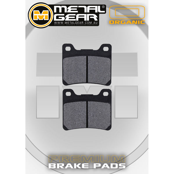 MetalGear Brake Pads: Single Set in Organic Compound