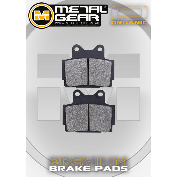 MetalGear Brake Pads: Single Set in Organic Compound