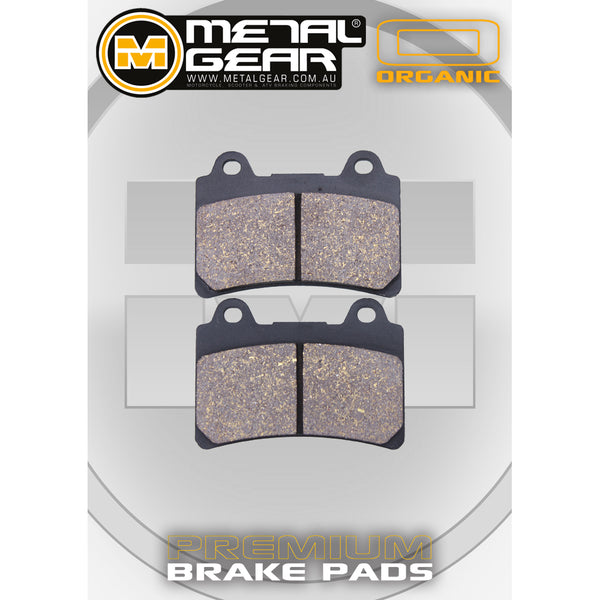 MetalGear Brake Pads: Single Set in Organic Compound