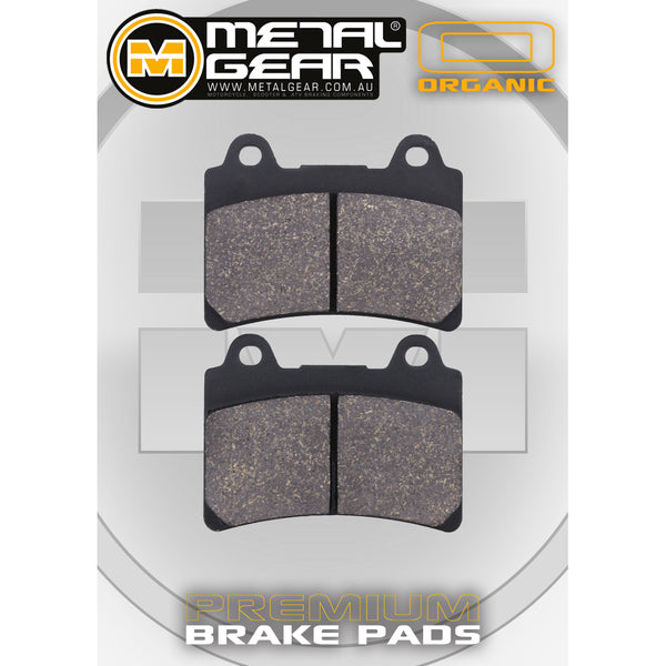 MetalGear Brake Pads: Single Set in Organic Compound