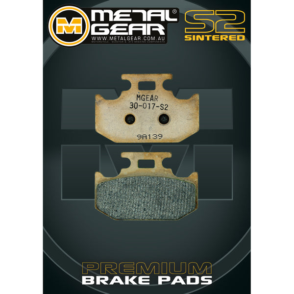 MetalGear Brake Pads: Single Set in Sintered S2 Compound