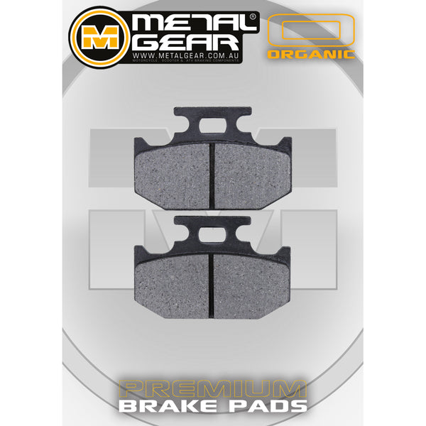 MetalGear Brake Pads: Single Set in Organic Compound