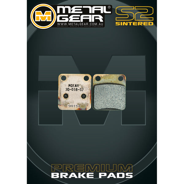 MetalGear Brake Pads: Single Set in Sintered S2 Compound